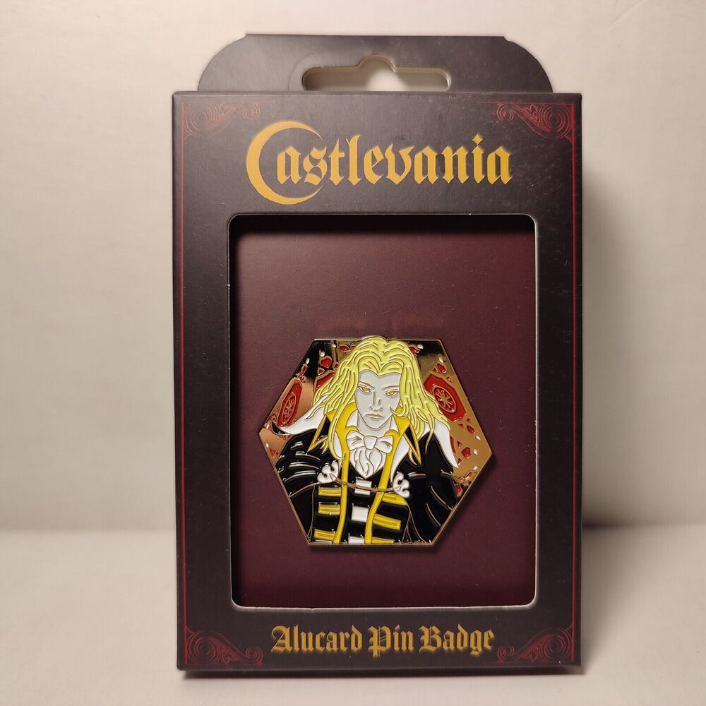 Castlevenia Alucard Limited Edition Enamel Pin Badge Official Konami Collectible